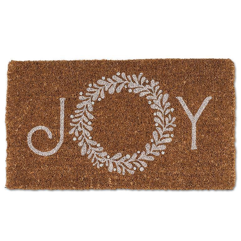 Wreath Joy Coir Doormat | Putti Christmas Celebrations 