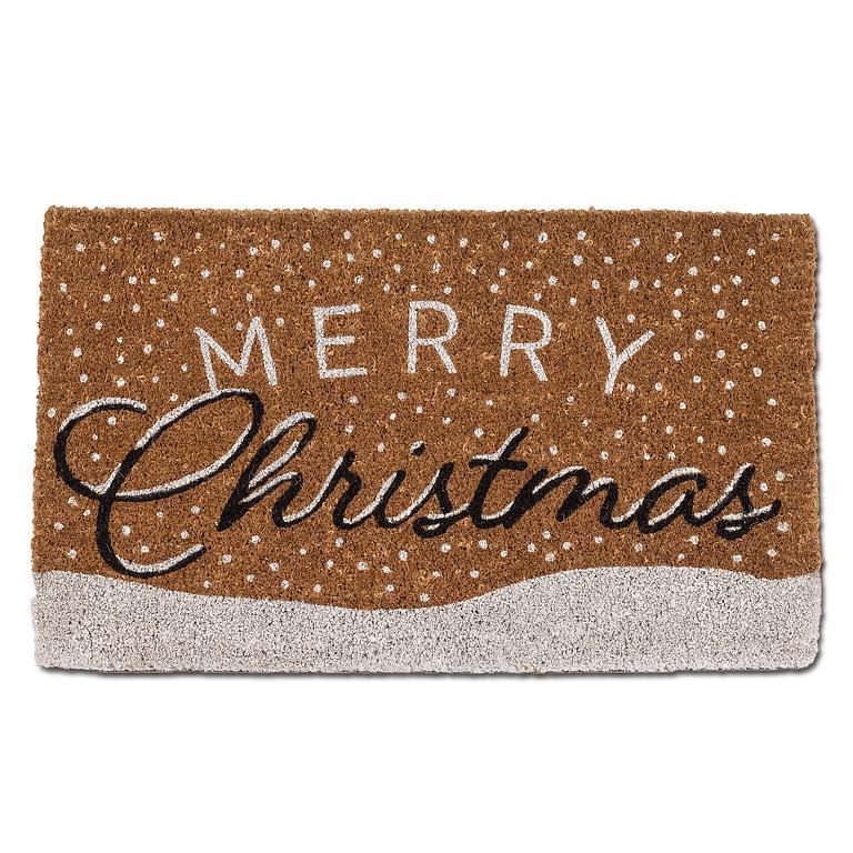 Snowy Merry Christmas Doormat  | Putti Christmas Celebrations 