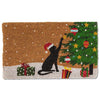 Playful Christmas Kitty Doormat | Putti Christmas Door Mats Canada