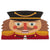 Holiday Nutcracker Shaped Doormat | Putti Christmas Canada