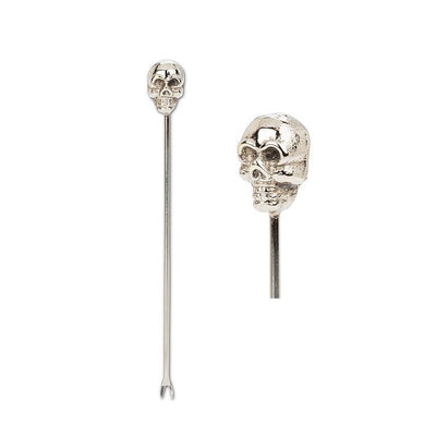 Silver Skull Cocktail Pick | Putti Fine Furnishings