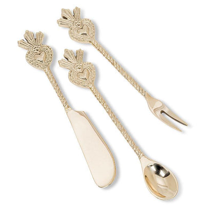 Sacred Heart Pate Cocktail Fork | Putti Fine Furnishings