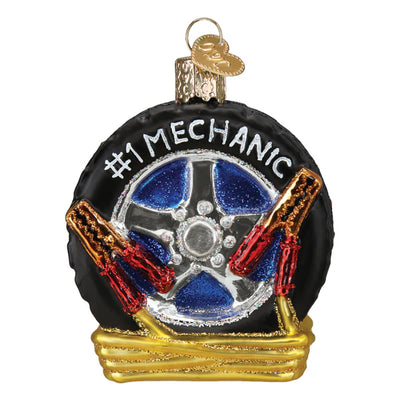Old World Christmas Auto Mechanic Ornament | Putti Christmas Decorations