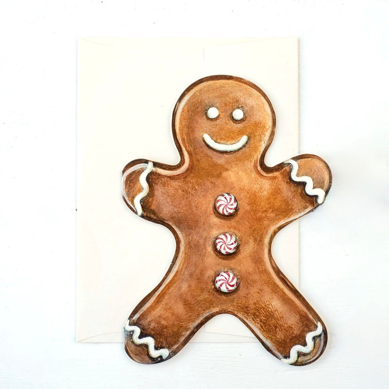 Hester & Cook Gingerbread Man Christmas Card