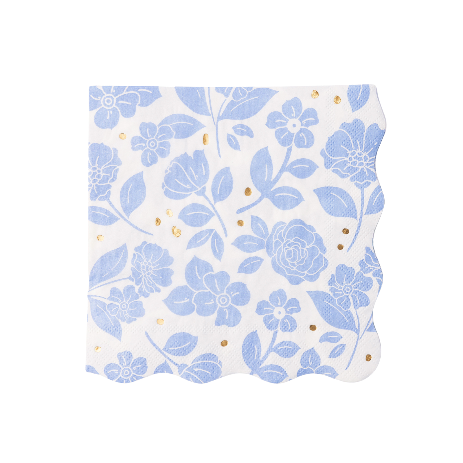 Bonjour Fête Belle Blue Floral Napkins - Large