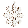 Glossy Snowflake Ornament | Putti Christmas Decorations