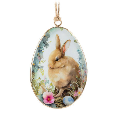 Vintage Bunny Egg Ornament  | Putti Decorations