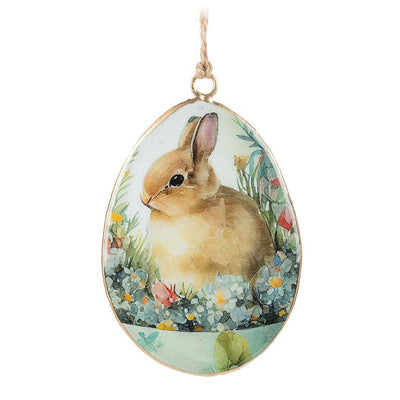 Vintage Bunny Egg Ornament  | Putti Decorations