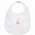 Mud Pie - French Knot Pink Bear Bib  | Le Petite Putti Canada