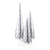 Cody Foster Silver Checkered Glass Tree  | Putti Christmas Decorations 