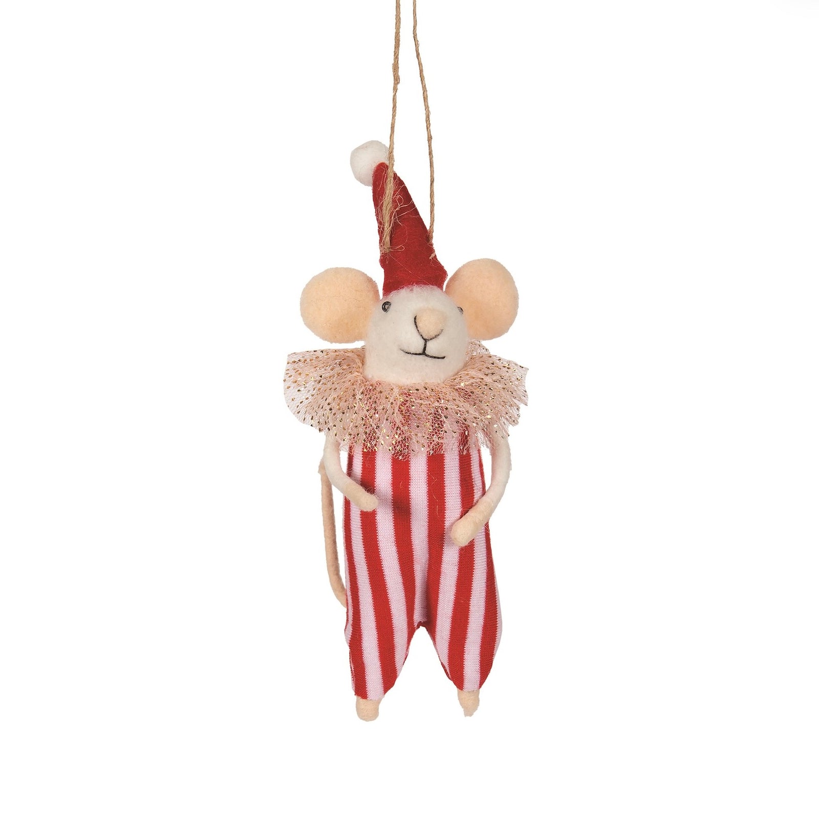 Circus Clown Mouse Ornament