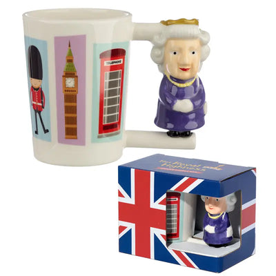 Queen Ceramic Shaped Handle Mug