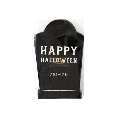 Haunted Village Tobmstone Shaped Paper Dinner Napkin