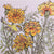 Firecrest and Marigolds Greeting Card  | Putti Fine Furnishings Canada 