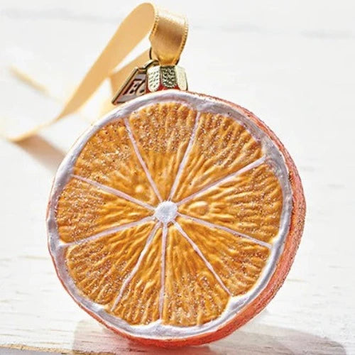 Eric Cortina Orange Slice Glass Ornament  | Putti Christmas Decorations 