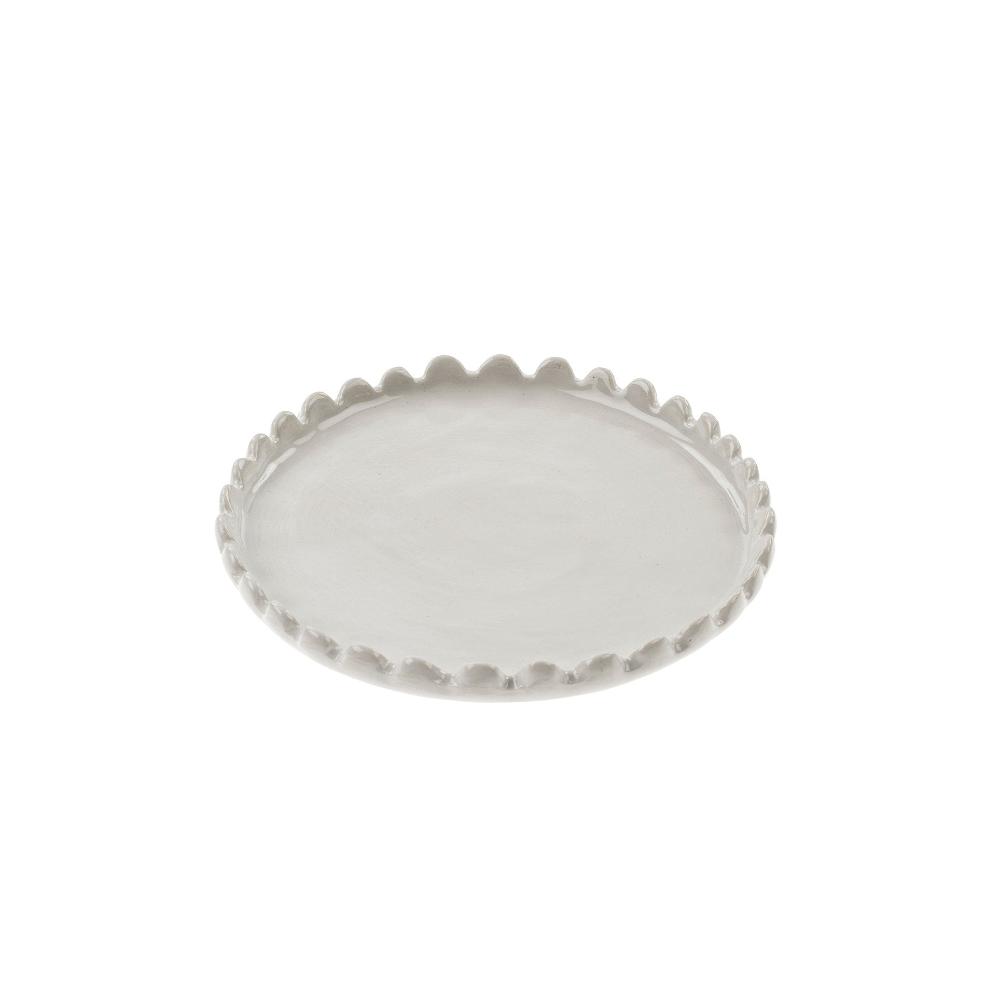 Scalloped Plate Small | Putti Fine Furnishings 