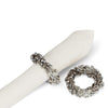 Silver Beaded Napkin Ring  | Putti Christmas Celebrations