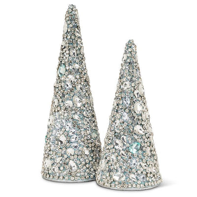 Small Jewelled Tree - Silver | Putti Christmas Decorations