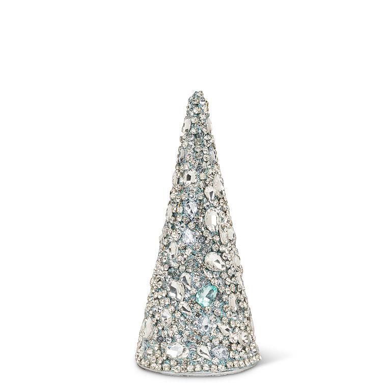 Small Jewelled Tree - Silver | Putti Christmas Decorations