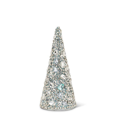 Small Jewelled Tree - Silver | Putti Christmas Decorations