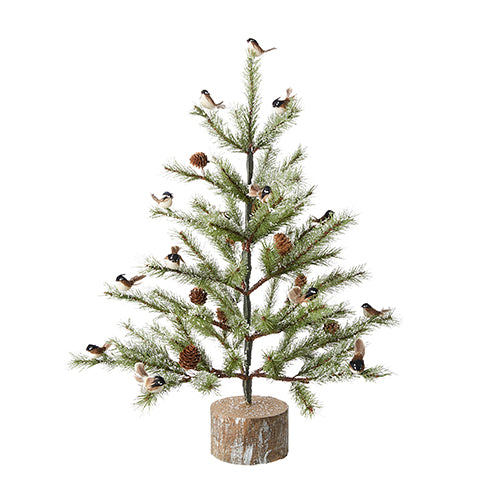 Snowy Chickadee Tree - 24"