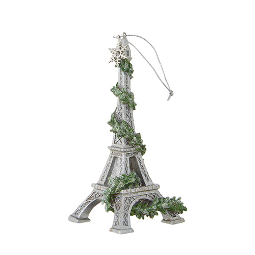 Eiffel Tower with Garland Ornament  | Putti Christmas Canada 