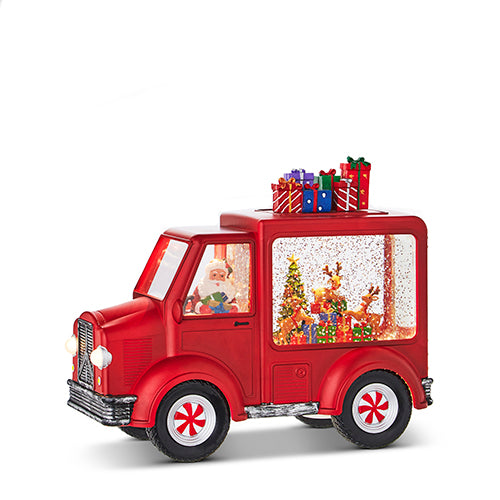 Santa LED Perpetual Snow Truck  | Putti Christmas Canada 
