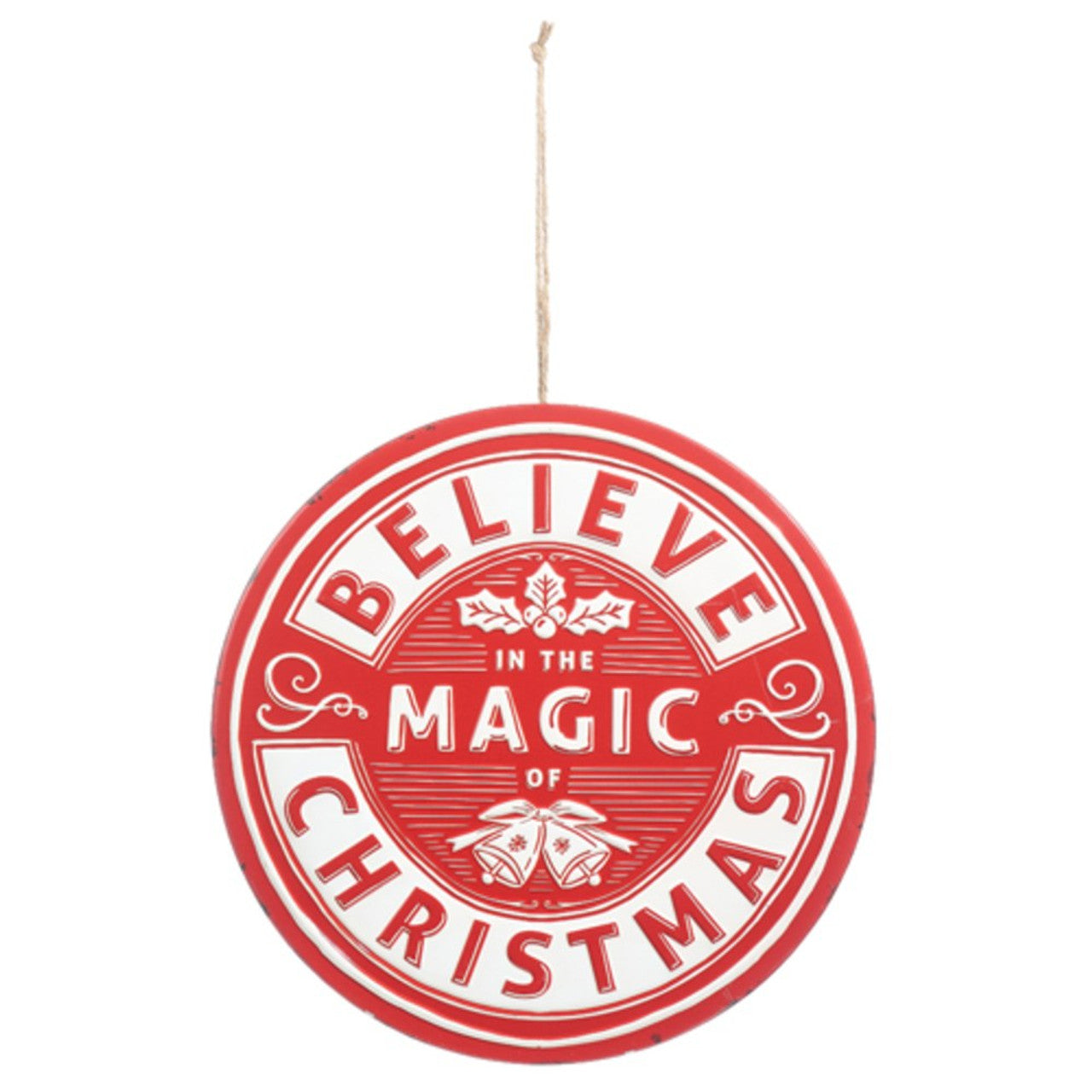Believe In The Magic of Christmas Round Sign
