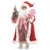 Peppermint Swirl Santa | Putti Christmas Decorations