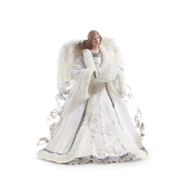 White  Angel Tree Topper | Putti Christmas Decorations 