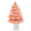 Vintage Pink Tree Night Light | Putti Christmas Celebrations