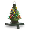 Retro Ceramic Tree Stocking Holder with LED | Putti Christmas Decorations