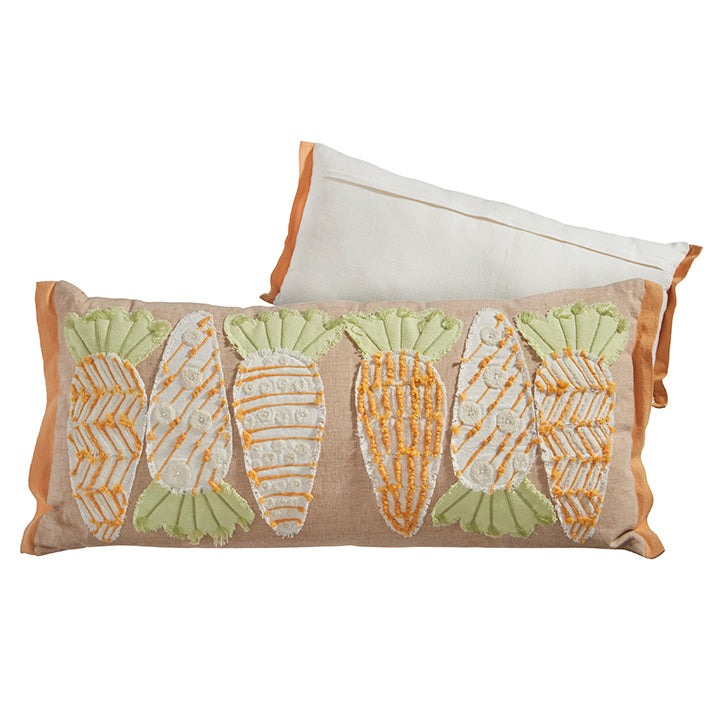 Rectangular Carrot Pillow