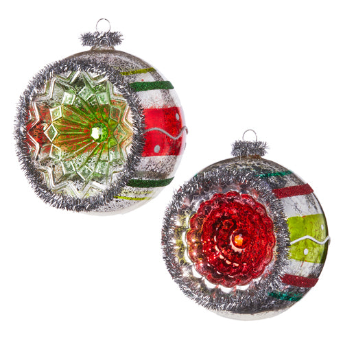 Vintage Reflector Ball Ornament | Putti Christmas Decorations 