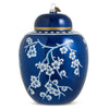 Large Blue Ginger Jar Glass Ornament | Putti Christmas Celebrations