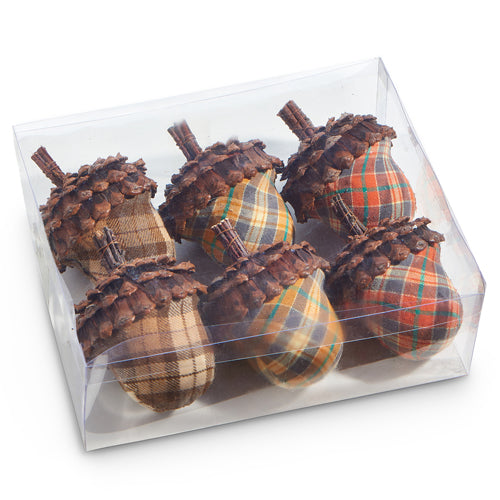 Plaid Acorn - Brown
