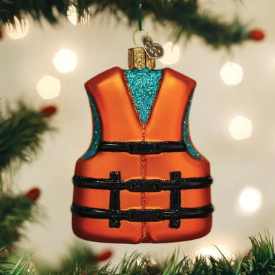 Old World Christmas Life Jacket Ornament  | Putti Christmas Decorations