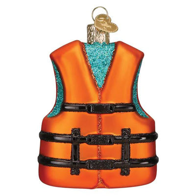 Old World Christmas Life Jacket Ornament  | Putti Christmas Decorations