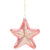 Pink Starfish Glass Ornament | Putti Christmas Decorations 