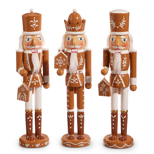 Gingerbread Nutcracker | Putti Christmas Decorations 