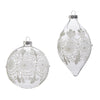 Clear Frosted Ornament | Putti Christmas Decorations