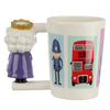 Queen Ceramic Shaped Handle Mug