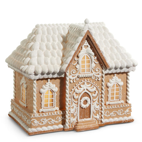 Lighted Gingerbread House - 17.5”h