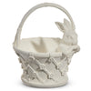 White Bunny Basket | Putti Fine Furnishings