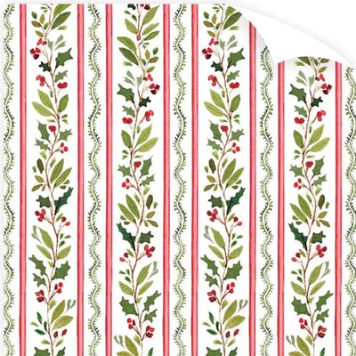 Dogwood Hill Holly Vine Wrapping Paper Roll | Putti Christmas