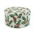 Holly Printted Tin Lidded Cookie Container  | Putti Christmas Decorations 