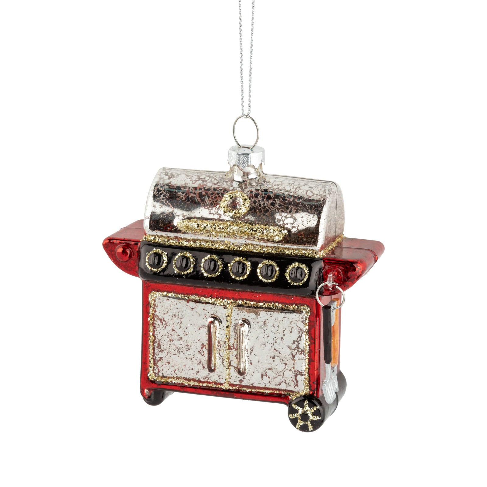 Barbque Glass Ornament