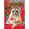 Red Handed Raccoon Boxed Christmas Cards