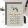 Foiled Birthday Card For Horse Riders