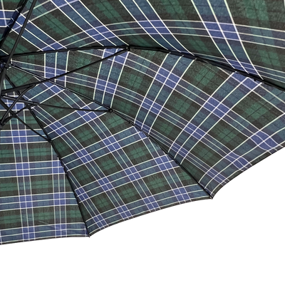 Tartan Stick Umbrella Green